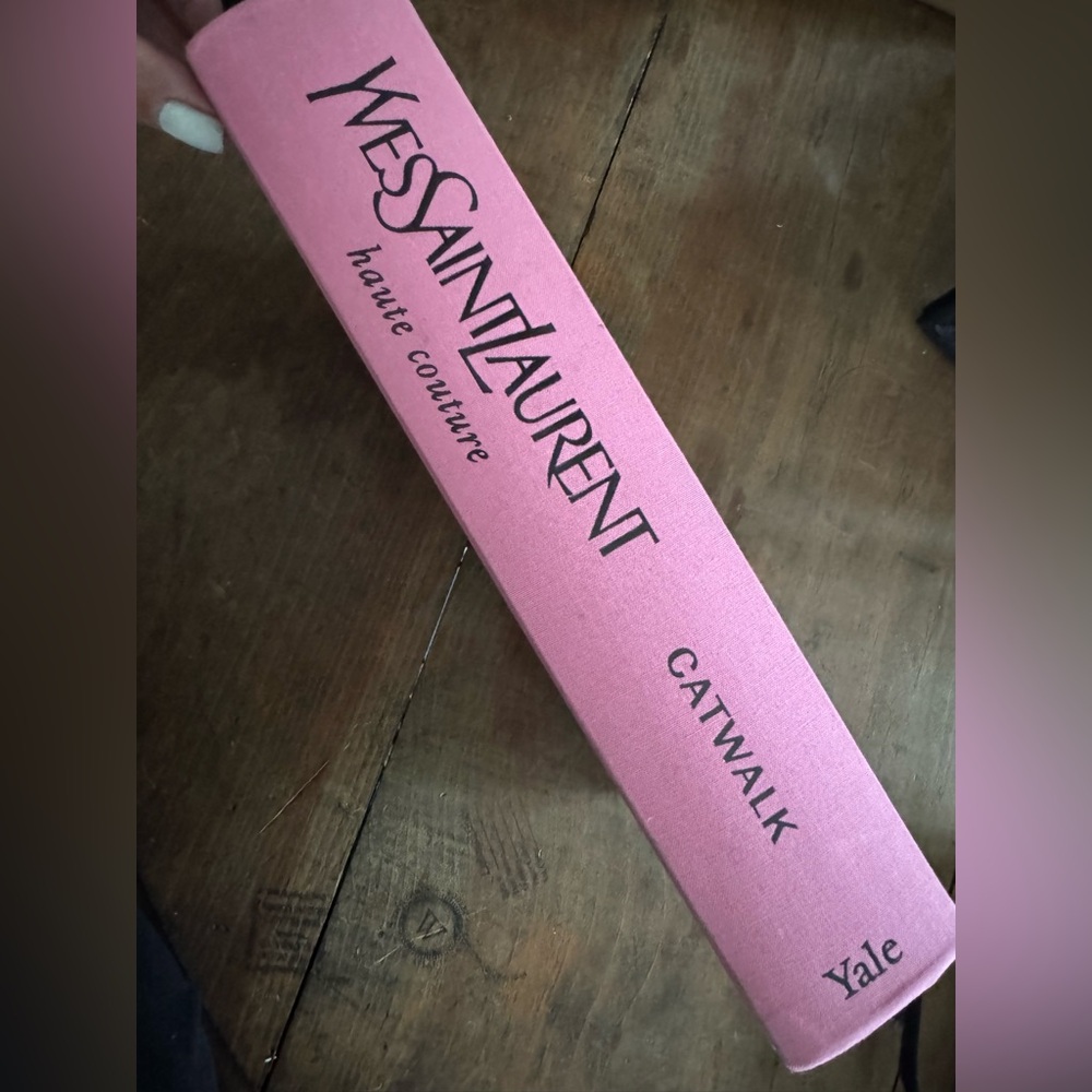 Yves Saint Laurent Pink Catwalk Hardcover Book🖤🩷